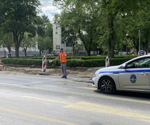 Kolejne utrudnienia na skrzyżowaniu ulic Floriańskiej i Piłsudskiego. Wiemy jak długo potrwają