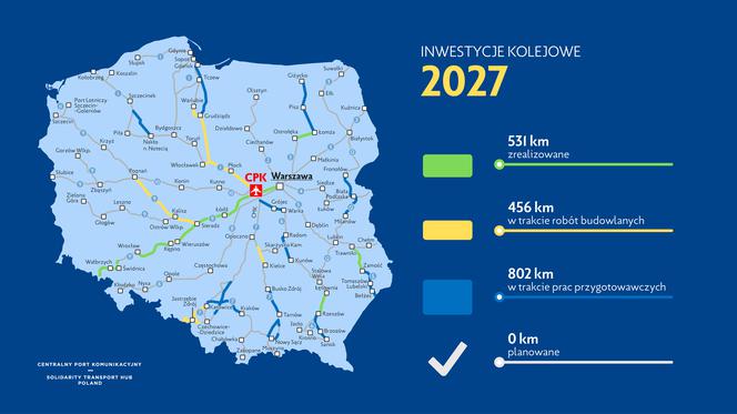 Harmonogram rozbudowy infrastruktury kolejowej na lata 2020-2034