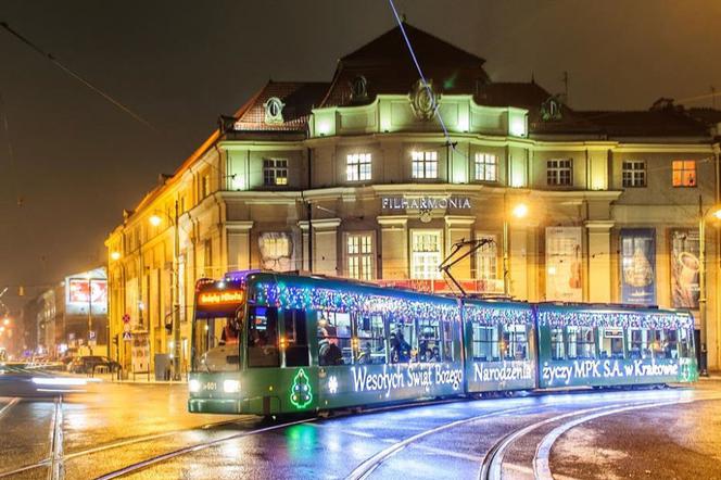 Kraków: będzie można dziś kolędować w świątecznym tramwaju MPK