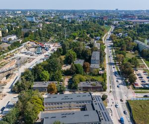 To miejsce, gdzie tunel drąży tarcza Faustyna. 