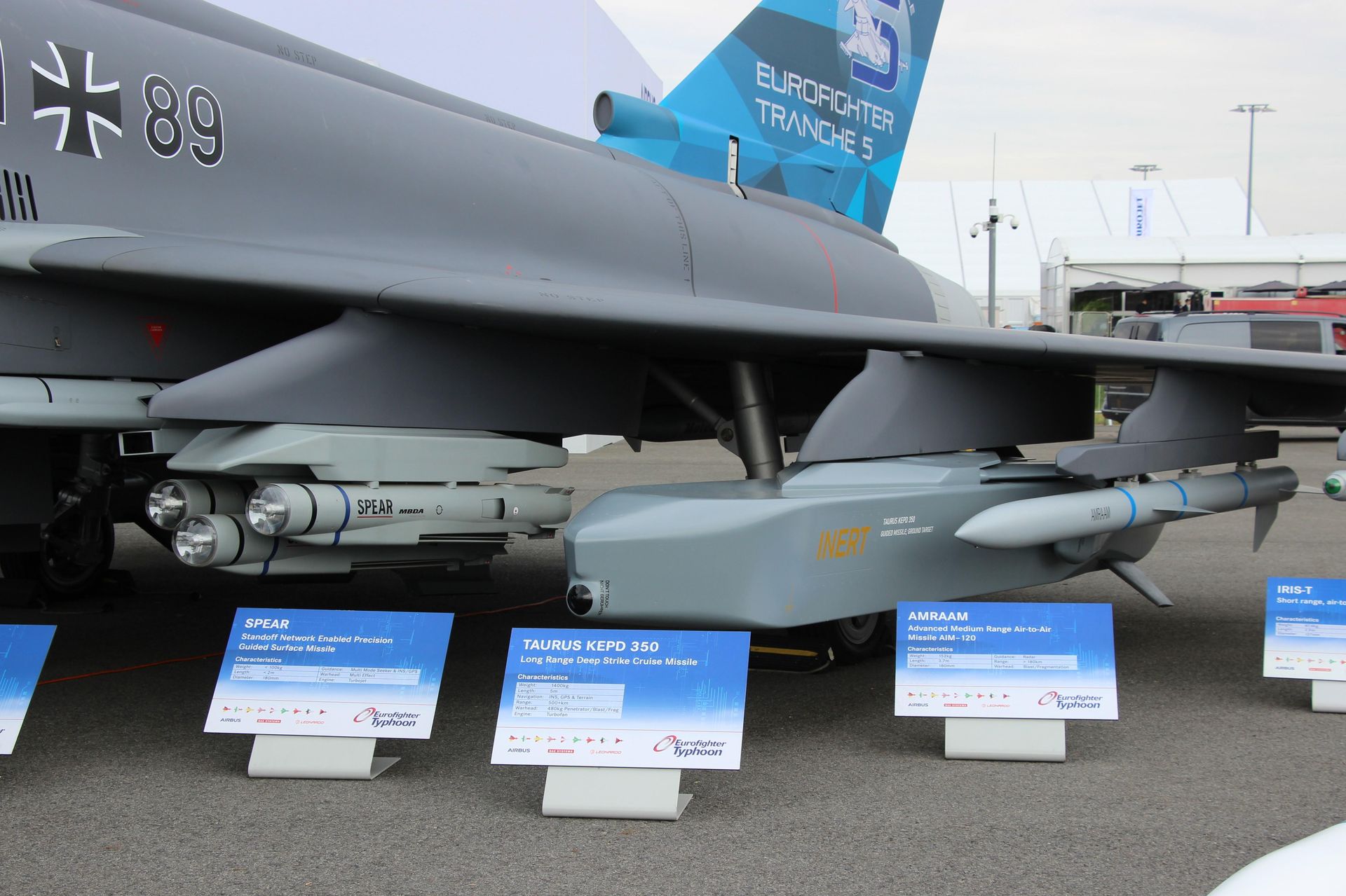 Uzbrojenie samolotu Eurofighter Typhoon Luftwaffe