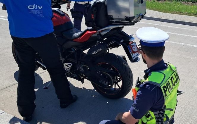 Policja kontra motocykliści