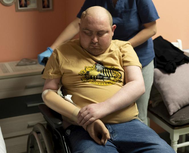 Volodymir trafił do hospicjum