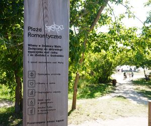 Plaża Romantyczna nad Wisłą w Warszawie