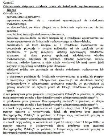 Wzór wniosku Rodzina 500+ /13
