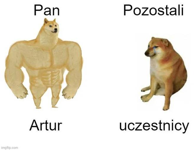 Głośno o Arturze Baranowskim. Najlepsze MEMY z rekordzistą programu "Jeden z dziesięciu"