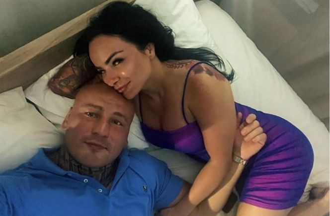 Artur Szpilka z ukochaną Kamilą Wybrańczyk