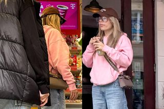 Doda w Żabce z torebką za 150 tys. kupuje napój i... Co oni jej przykleili na auto?!