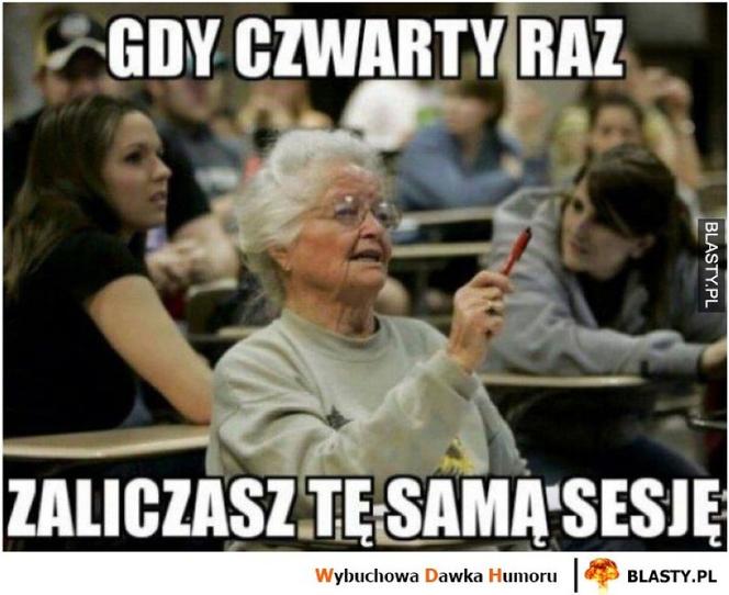 Tak studenci walczą o zaliczenie! Zobacz najlepsze MEMY o sesji!