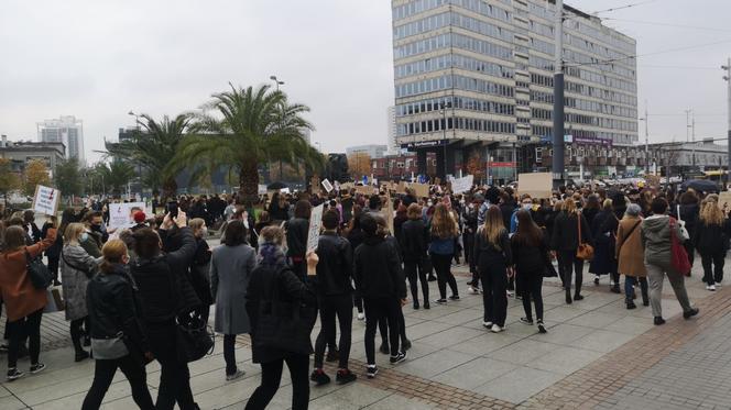 Protest Kobiet w Katowicach 28.10.2020