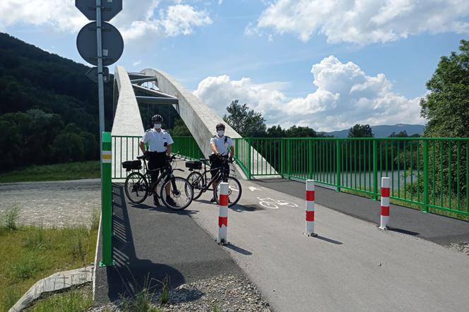 Rowerowe patrole nowosądeckiej policji