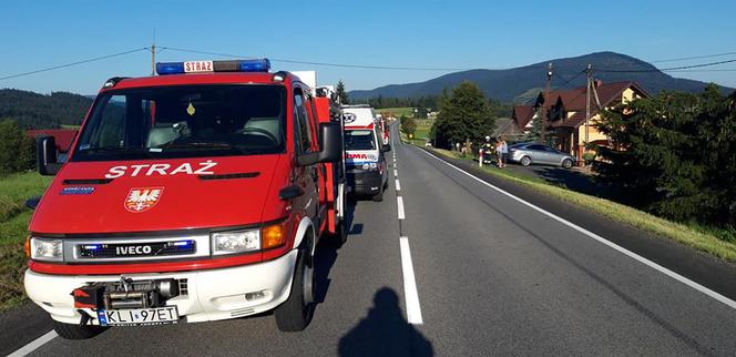 Kasina Wielka. Młody kierowca bez prawa jazdy zderzył się z dostawczakiem!