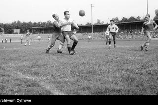 Stadion Olimpijski we Wrocławiu tuż po wojnie. To tutaj rozgrywano mecze piłki nożnej