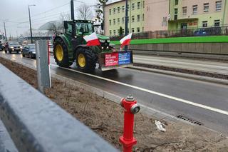 Protest rolników w Olsztynie 20 lutego