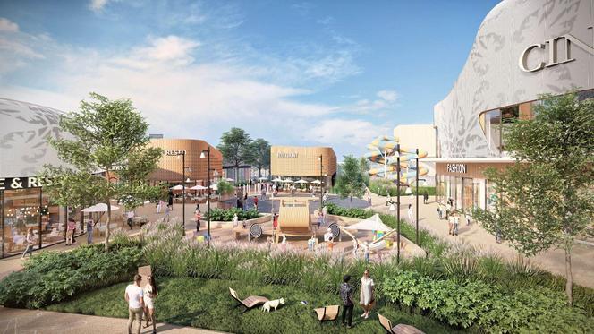 Centrum rozrywkowo-handlowe Projekt Góraszka - wizualizacje