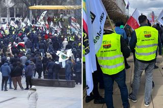 Protest górników w Lublinie. Z węgla żyjemy nie tylko my