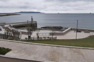 Dún Laoghaire Baths koło Dublina w Irlandii z nagrodą Architectural Review za najlepszą przestrzeń publiczną