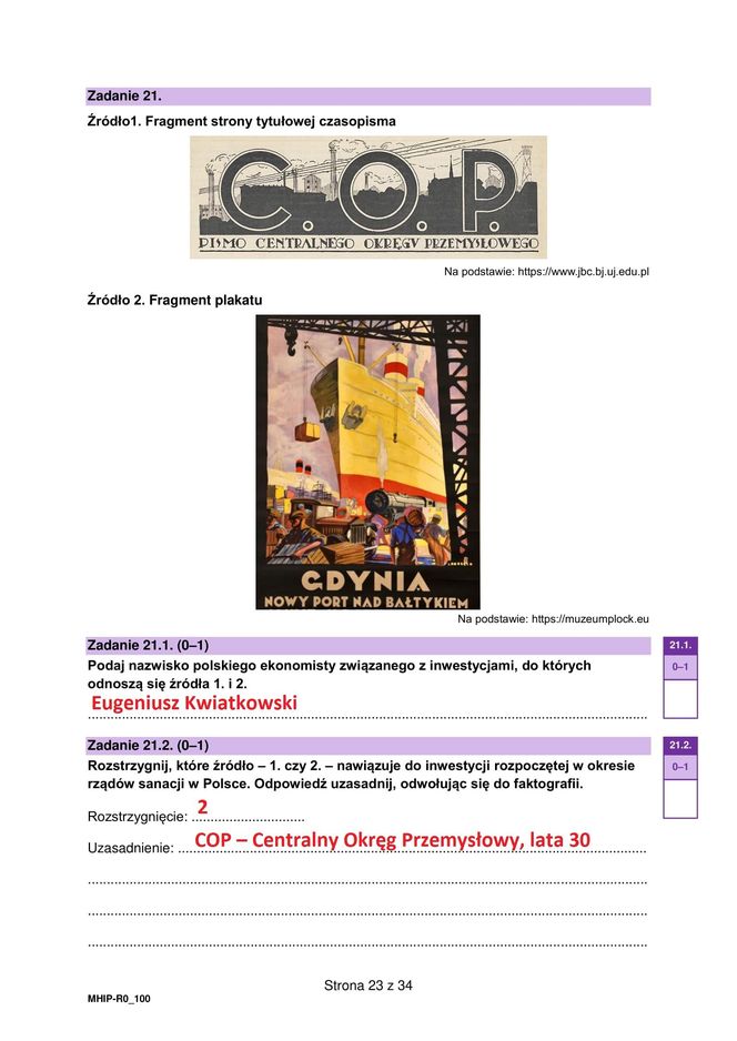 Matura 2025 historia rozszerzona - odpowiedzi do wszystkich zadań z arkusza CKE 19.05.2025 - Formuła 2023