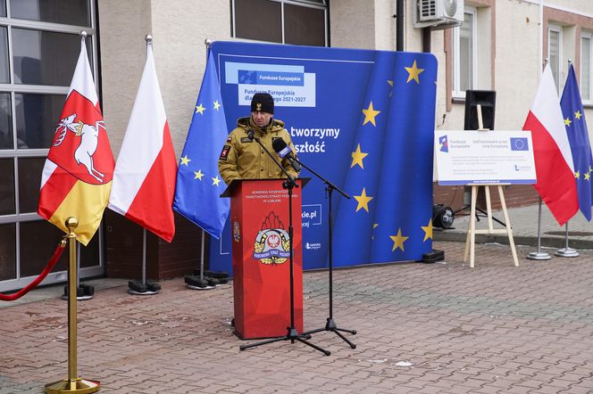 Specjalistyczny sprzęt trafił do strażaków z woj. lubelskiego. Do jego zakupu dołożyła się UE