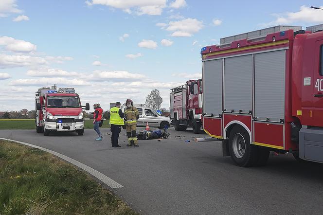 Śmiertelny wypadek motocyklisty pod Brzegiem