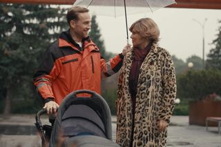 Na dobre i na złe odc. 952. Lucyna (Anna Samusionek), Michał (Mateusz Janicki)