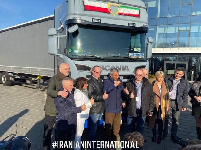 Fardin dostał kluczyki do nowej ciężarówki. Kiedy Irańczyk ruszy w drogę do swojej ojczyzny?