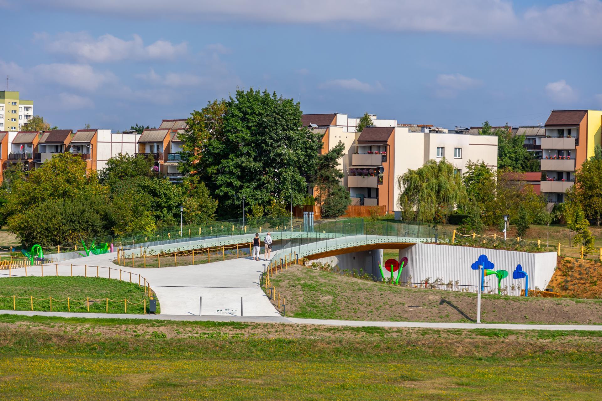 Wodny plac zabaw. Park Jaworek w Tychach