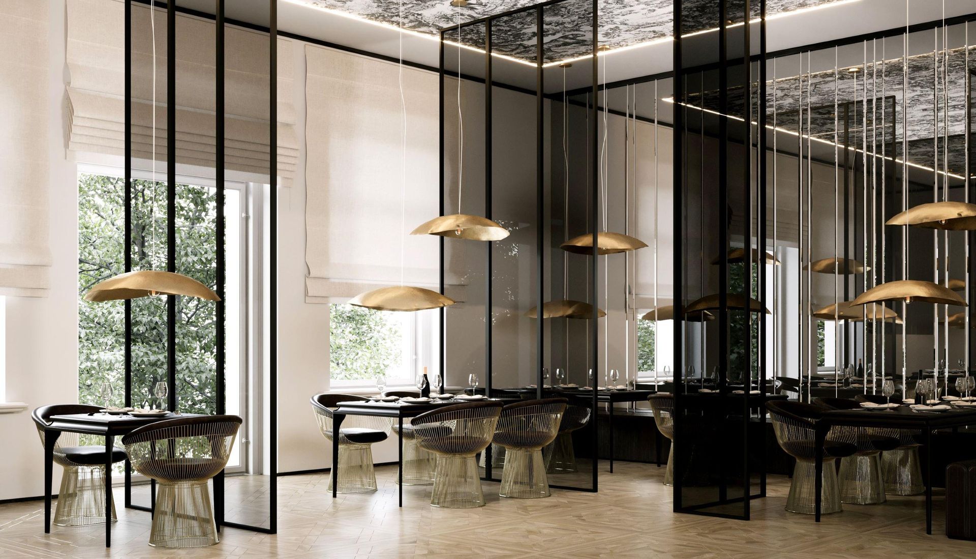 Adaptacja eklektycznego pałacu w Targoszynie inspirowana twórczością Christian Diora - projekt