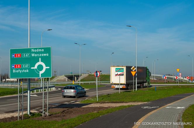 Węzeł Kobyłka w ciągu S8 Marki - Radzymin