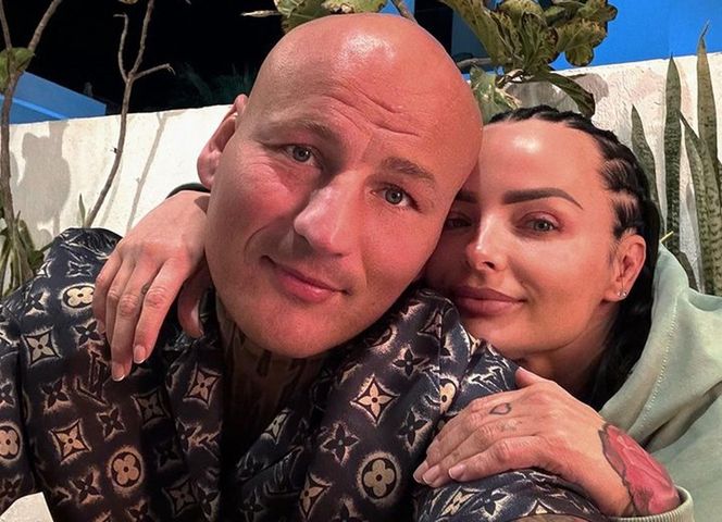 Artur Szpilka z narzeczoną Kamilą Wybrańczyk