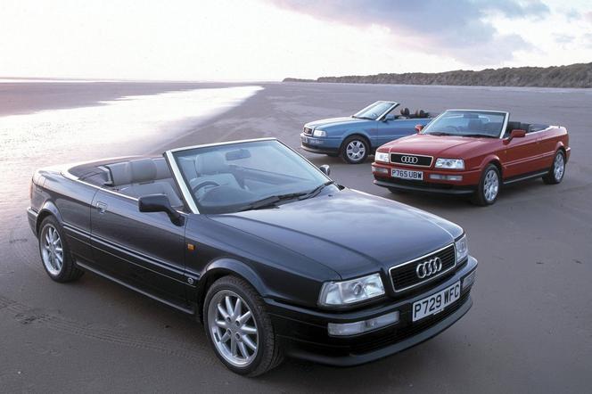 Audi 80 Cabriolet: produkcja w latach 1991-2000. Pod maską montowano różne silniki, w tym też wysokoprężne 1.9 TDI. Warte uwagi są odmiany z motorami 2,6 i 2,8 litra V6. Ceny starują już od 5 tys. zł.