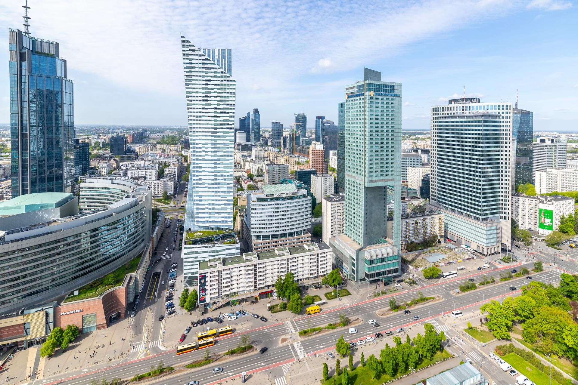 Ul. Emilii Plater w 2025 r.