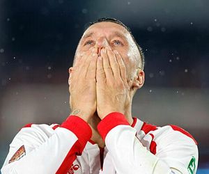 Lukas Podolski. Pożegnanie z kibicami w Kolonii