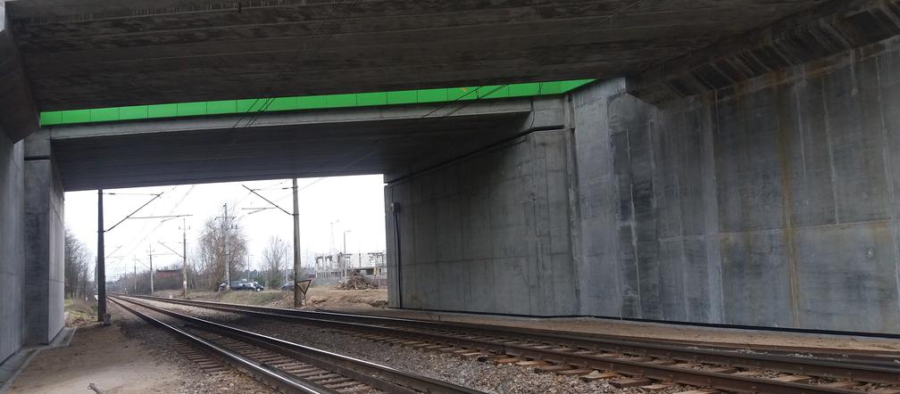 Próba obciążeniowa na wiadukcie południowym w Toruniu