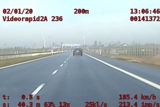 Miał na liczniku ponad 180 km/h! Policja zatrzymała pirata drogowego [WIDEO]