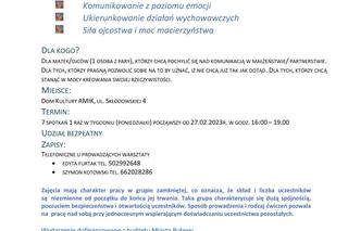 Bezpłatne warsztaty dla rodziców w Puławach