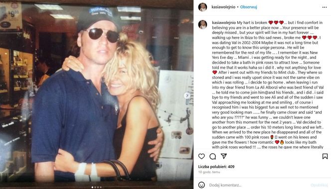 Kasia Wołejnio, Val Kilmer