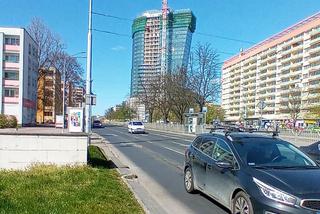 Budowa Hanza Tower - kwiecień 2020