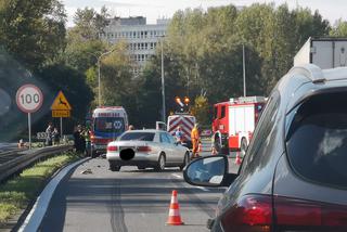 Wypadek na autostradzie A4 w Katowicach. Doszło do zderzenia kilku samochodów. Są potężne utrudnienia w kierunku Wrocławia