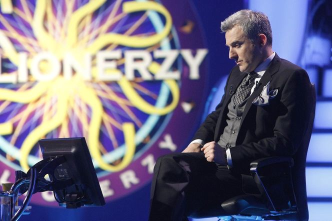 Hubert Urbański w "Milionerach" TVN-u