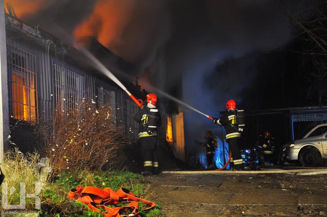 Gdańsk: Wielki pożar na ulicy Abrahama.