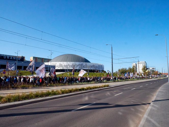 Wojownicy Maryi przeszli ulicami Olsztyna