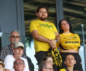 Kibice na meczu GKS Katowice - Arka Gdynia