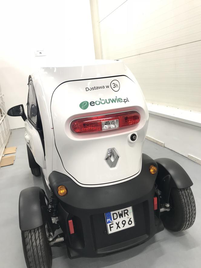 Renault Twizy Cargo jako auto dostawcze eobuwie.pl