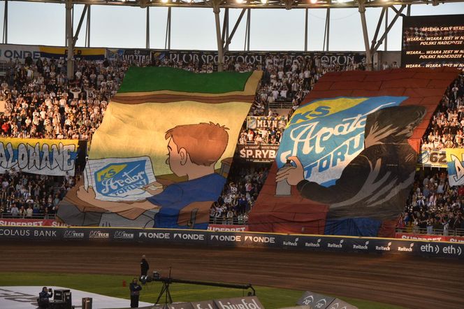 PRES Grupa Deweloperska Toruń - Betard Sparta Wrocław. Zdjęcia kibiców i zawodników z półfinału PGE Ekstraligi na Motoarenie