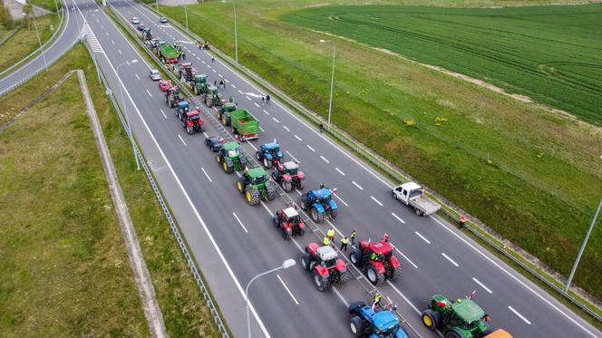 Protest rolników S3 Pyrzyce