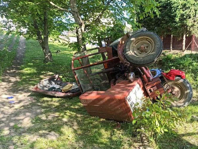 Ciągnik przygniótł rodzeństwo w Soninie [GALERIA]