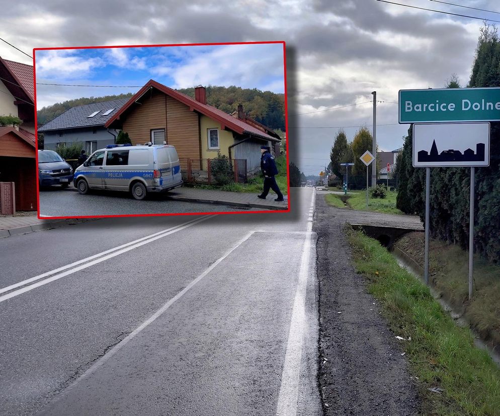 Rodzinna tragedia w Barcicach. Trzy osoby nie żyją. 25-latek zatrzymany
