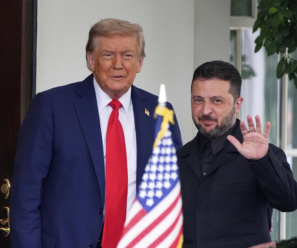Trump i Zełeński w Białym Domu