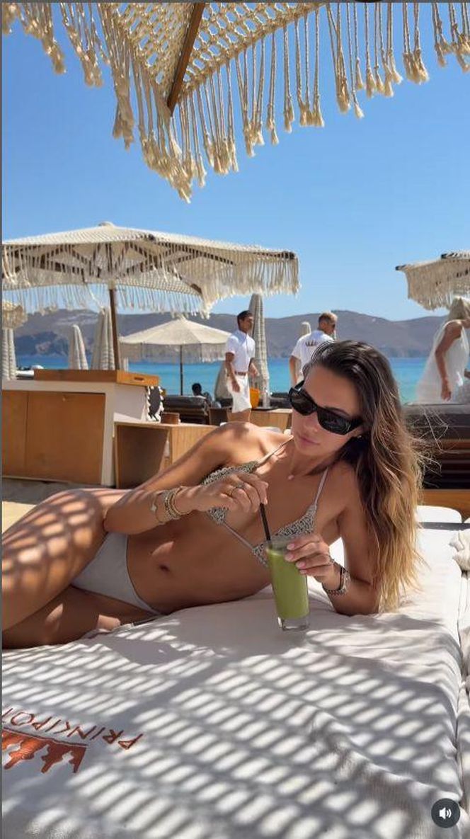 Sandra Kubicka wypoczywa na Mykonos